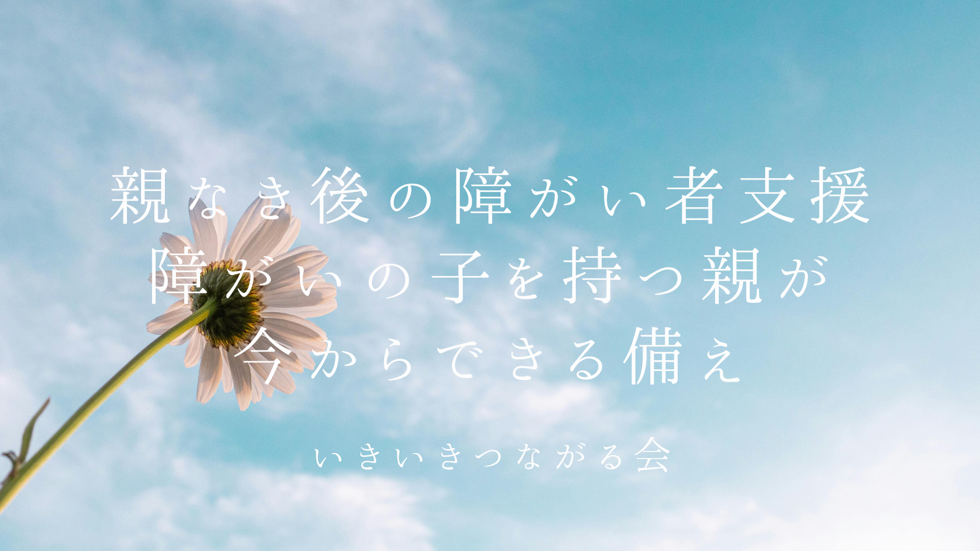親なき後の障がい者支援｜強度行動障がいの子を持つ親が今からできる備え